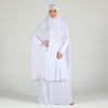 Jersey Jilbab White