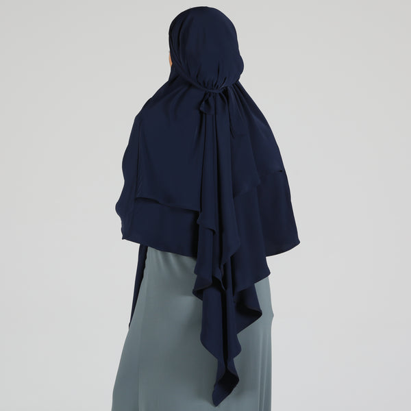 Khimar Hijab Navy