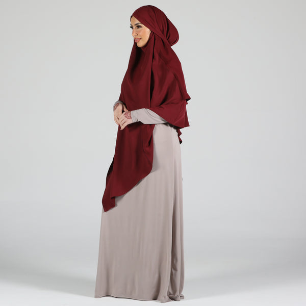 Khimar Hijab Maroon