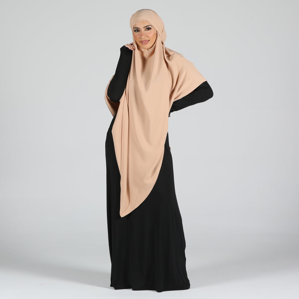 Khimar Hijab Cream