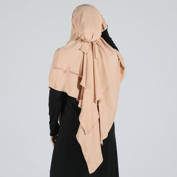 Khimar Hijab Cream