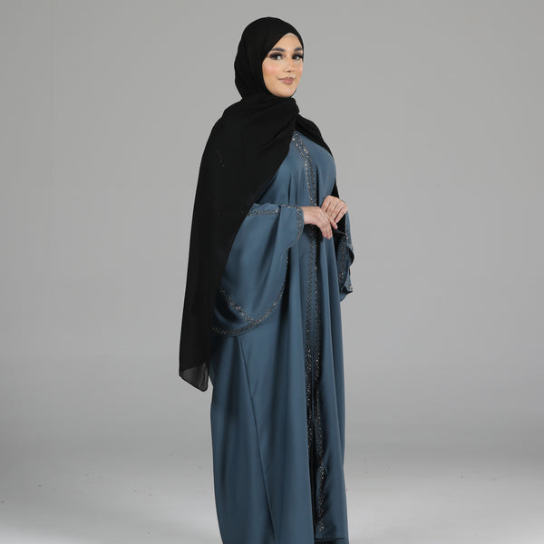 Maliha Abaya Blue