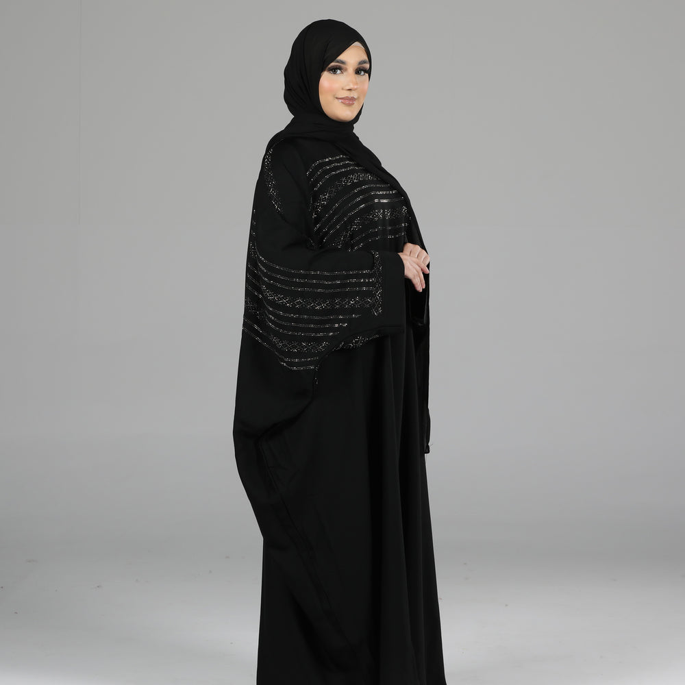 Zeynep Kaftan Abaya Black