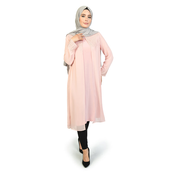 Muna Midi Dress Pink