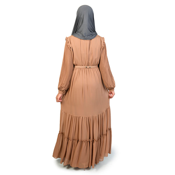 Areesha Maxi Dress Beige