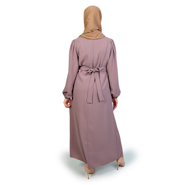 Aleena Gold Belted Maxi Pink