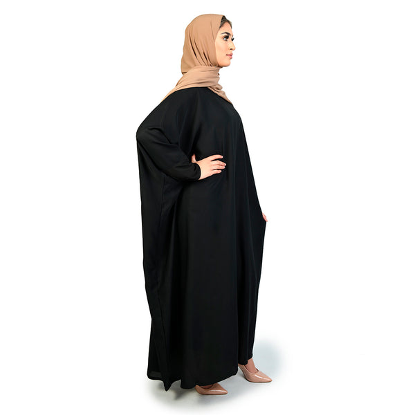 Erica Batwing Abaya Black