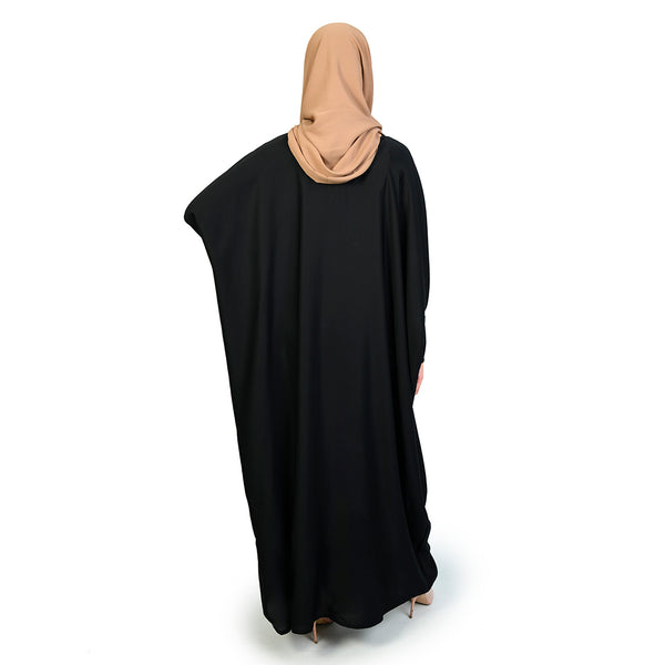 Erica Batwing Abaya Black