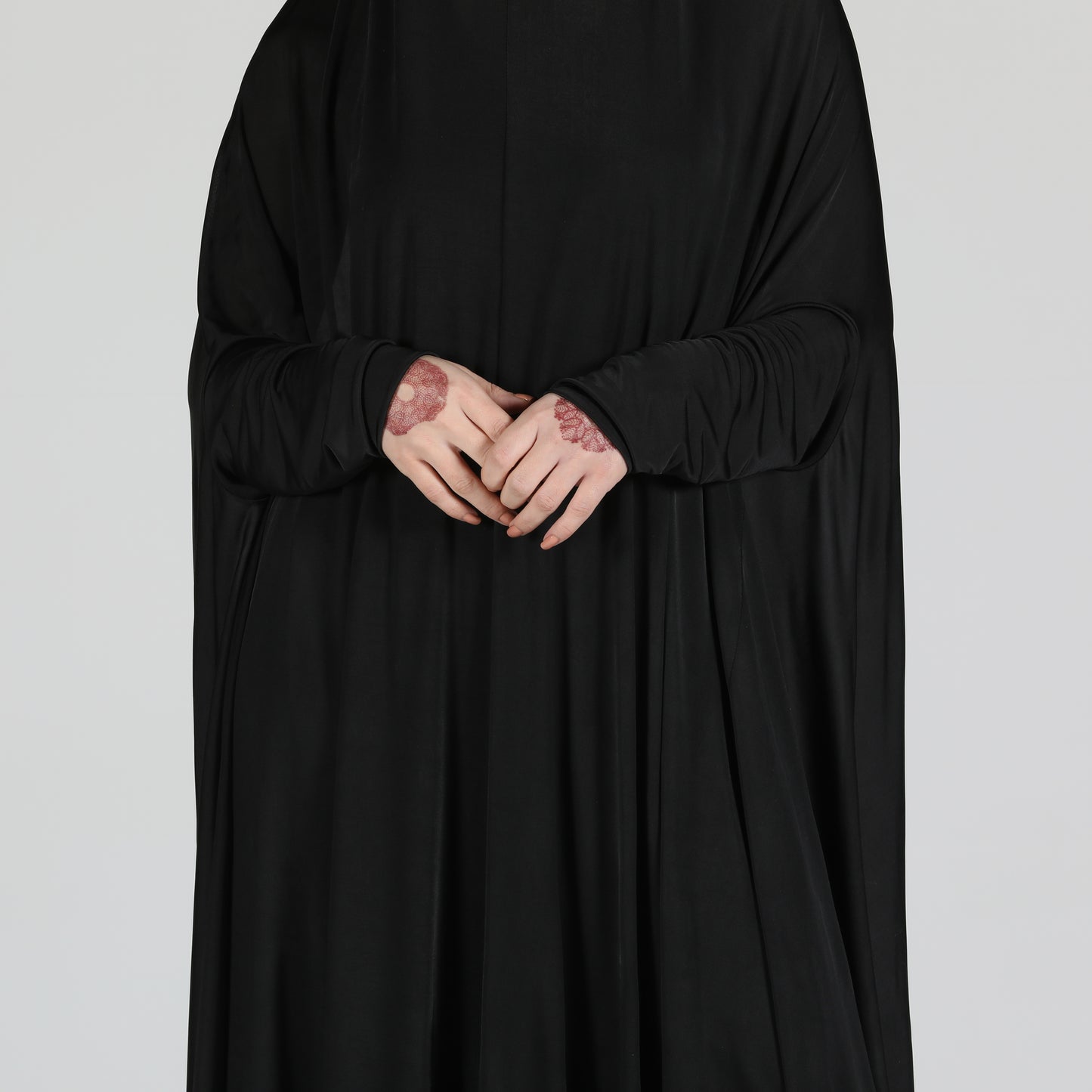 Jersey Jilbab Black