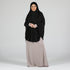 One-Piece Prayer Hijab Black