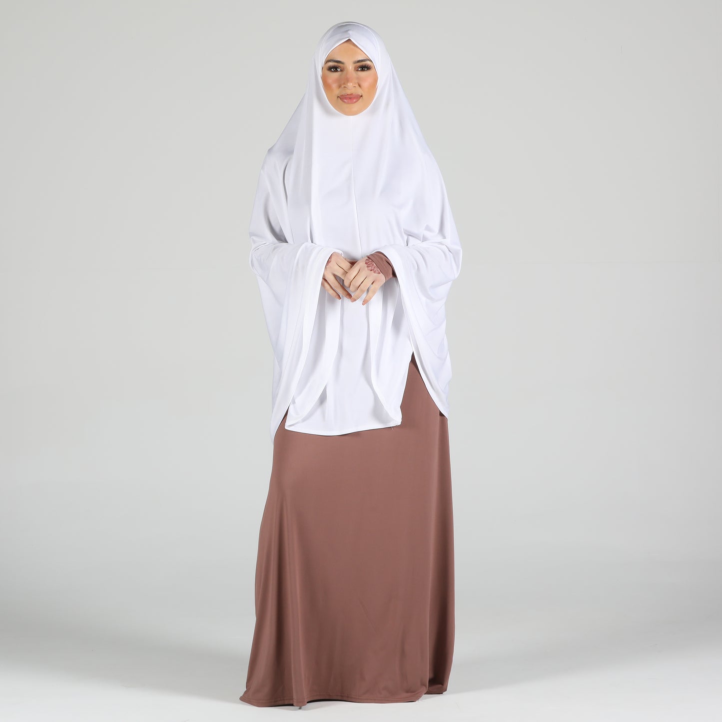 One-Piece Prayer Hijab White