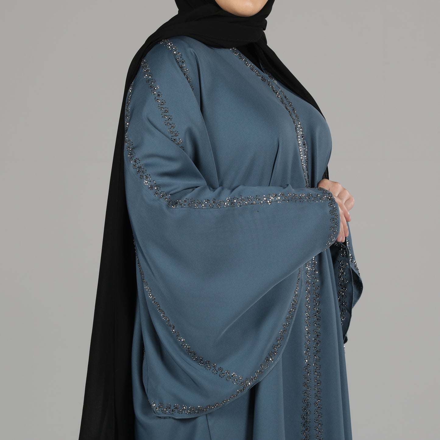 Maliha Abaya Blue