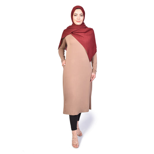 Kaira Midi Dress Biege