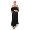 Aisha Waterfall Maxi Black