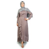 Aisha Waterfall Maxi Mauve