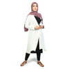 Aisha Waterfall Blazer White