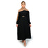 Aleena Gold Belted Maxi Black