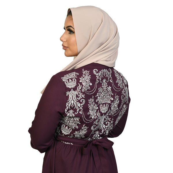 Faria Abaya Plum