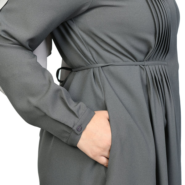 Jasmine Abaya Grey